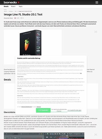 Bonedo.de Image Line FL Studio 20.1 Bonedo.de Image Line FL Studio 20.1