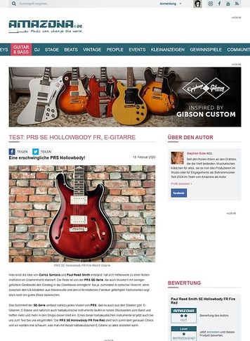 Amazona.de PRS SE Hollowbody Amazona.de PRS SE Hollowbody